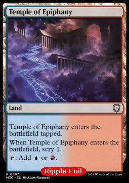 Temple of Epiphany - Commander: Modern Horizons 3: Extras (Rare) [XM3C-387] Imagen principal del producto