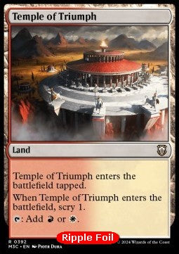 Temple of Triumph - Commander: Modern Horizons 3: Extras (Rare) [XM3C-392] Imagen principal del producto