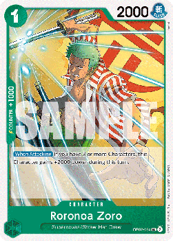 Roronoa Zoro (OP07-034) - 500 Years into the Future (Uncommon) [OP07-034] Immagine principale del prodotto