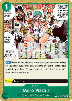 More Pizza!! (OP07-037) - 500 Years into the Future (Uncommon) [OP07-037] Imagen principal del producto