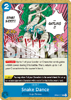 Snake Dance (OP07-055) - 500 Years into the Future (Common) [OP07-055] Immagine principale del prodotto