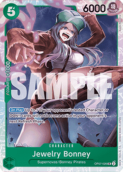 Jewelry Bonney (OP07-026) (V.1) - 500 Years into the Future (Super Rare) [OP07-026] Imagen principal del producto