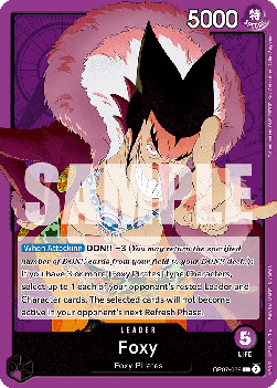 Foxy (OP07-059) (V.1) - 500 Years into the Future (Leader) [OP07-059] Immagine principale del prodotto