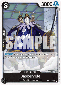 Baskerville (OP07-087) - 500 Years into the Future (Common) [OP07-087] Immagine principale del prodotto
