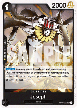Joseph (OP07-092) - 500 Years into the Future (Uncommon) [OP07-092] Imagen principal del producto