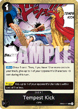 Tempest Kick (OP07-096) - 500 Years into the Future (Rare) [OP07-096] Immagine principale del prodotto