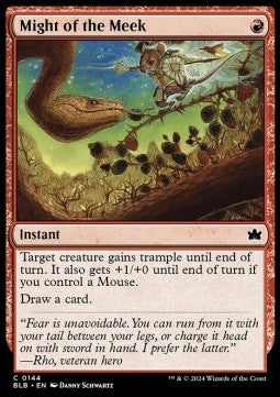Might of the Meek - Bloomburrow (Common) [BLB-144] Main image