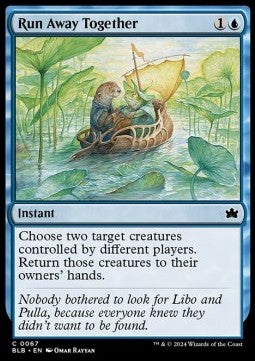 Run Away Together - Bloomburrow (Common) [BLB-67] Main image