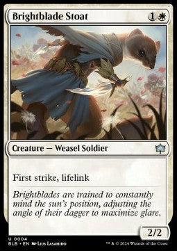 Brightblade Stoat - Bloomburrow (Uncommon) [BLB-4] Main image