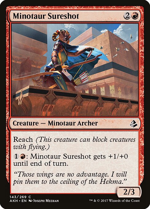 Minotaur Sureshot – Amonkhet (AKH-143) Magic: The Gathering card