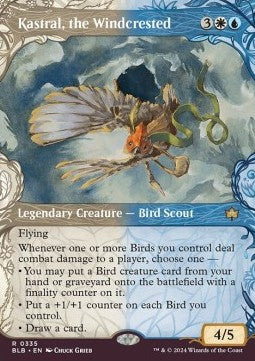 Kastral, the Windcrested (V.1) - Bloomburrow: Extras (Rare) [XBLB-335] Immagine principale del prodotto