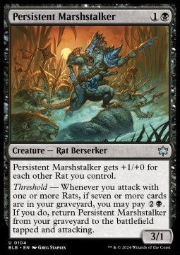 Persistent Marshstalker - Bloomburrow (Uncommon) [BLB-104] Imagen principal del producto