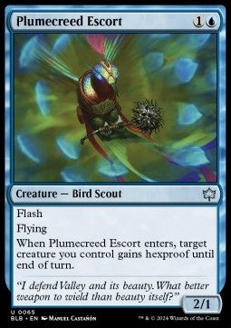 Plumecreed Escort - Bloomburrow (Uncommon) [BLB-65] Imagen principal del producto