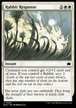 Rabbit Response - Bloomburrow (Common) [BLB-26] Main image