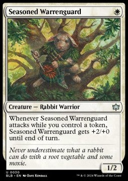 Seasoned Warrenguard - Bloomburrow (Uncommon) [BLB-30] Main image