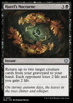Hazel's Nocturne - Bloomburrow (Uncommon) [BLB-97] Main image