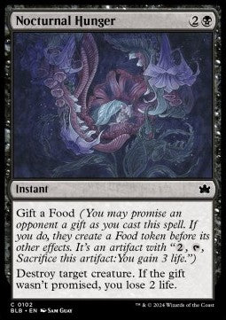 Nocturnal Hunger - Bloomburrow (Common) [BLB-102] Main image
