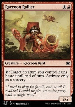 Raccoon Rallier - Bloomburrow (Common) [BLB-148] Main image