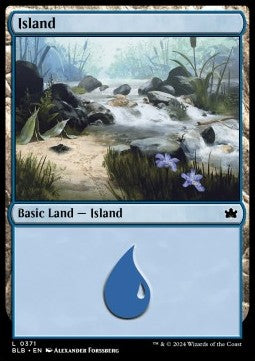 Island (V.1) - Bloomburrow: Extras (Land) [XBLB-371] Immagine principale del prodotto