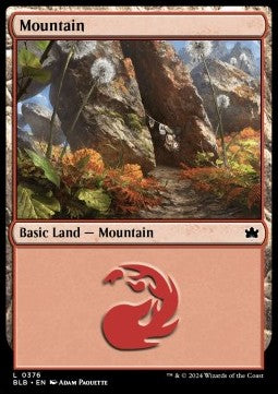 Mountain (V.2) - Bloomburrow: Extras (Land) [XBLB-376] Immagine principale del prodotto