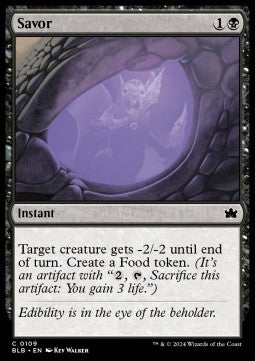 Savor - Bloomburrow (Common) [BLB-109] Main image