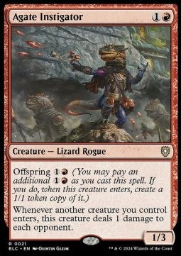 Agate Instigator - Commander: Bloomburrow (Rare) [BLC-21] Imagen principal del producto