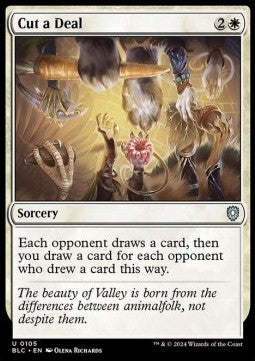 Cut a Deal - Commander: Bloomburrow (Uncommon) [BLC-105] Immagine principale del prodotto