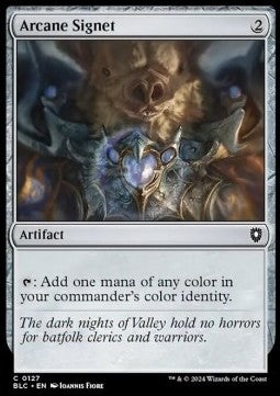 Arcane Signet - Commander: Bloomburrow (Common) [BLC-127] Immagine principale del prodotto