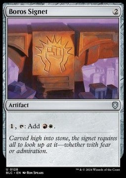 Boros Signet - Commander: Bloomburrow (Uncommon) [BLC-128] Imagen principal del producto