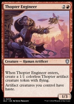 Thopter Engineer - Commander: Bloomburrow (Uncommon) [BLC-204] Immagine principale del prodotto