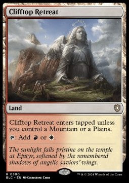 Clifftop Retreat - Commander: Bloomburrow (Rare) [BLC-300] Imagen principal del producto