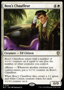 Boss's Chauffeur - Commander: Bloomburrow (Rare) [BLC-137] Imagen principal del producto
