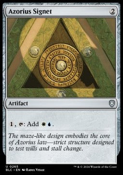 Azorius Signet - Commander: Bloomburrow (Uncommon) [BLC-265] Imagen principal del producto