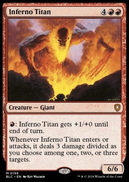 Inferno Titan - Commander: Bloomburrow (Mythic) [BLC-198] Immagine principale del prodotto