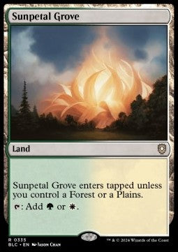 Sunpetal Grove - Commander: Bloomburrow (Rare) [BLC-335] Immagine principale del prodotto