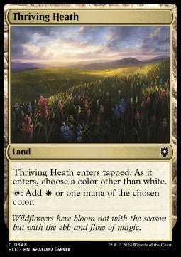 Thriving Heath - Commander: Bloomburrow (Common) [BLC-348] Immagine principale del prodotto
