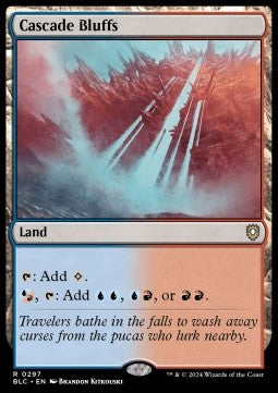 Cascade Bluffs - Commander: Bloomburrow (Rare) [BLC-297] Immagine principale del prodotto