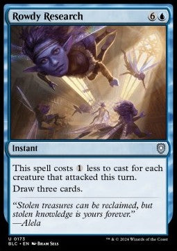 Rowdy Research - Commander: Bloomburrow (Uncommon) [BLC-173] Hauptbild