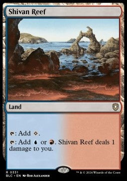 Shivan Reef - Commander: Bloomburrow (Rare) [BLC-331] Imagen principal del producto