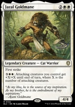 Jazal Goldmane - Commander: Bloomburrow (Rare) [BLC-142] Imagen principal del producto