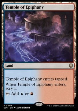 Temple of Epiphany - Commander: Bloomburrow (Rare) [BLC-340] Imagen principal del producto