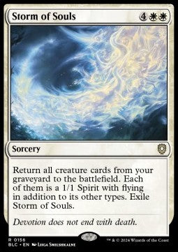 Storm of Souls - Commander: Bloomburrow (Rare) [BLC-156] Immagine principale del prodotto