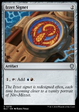 Izzet Signet - Commander: Bloomburrow (Uncommon) [BLC-278] Immagine principale del prodotto