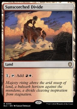 Sunscorched Divide - Commander: Bloomburrow (Rare) [BLC-336] Imagen principal del producto