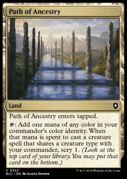 Path of Ancestry - Commander: Bloomburrow (Common) [BLC-322] Immagine principale del prodotto