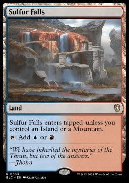 Sulfur Falls - Commander: Bloomburrow (Rare) [BLC-333] Immagine principale del prodotto