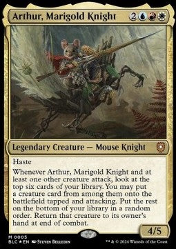 Arthur, Marigold Knight - Commander: Bloomburrow (Mythic) [BLC-5] Immagine principale del prodotto