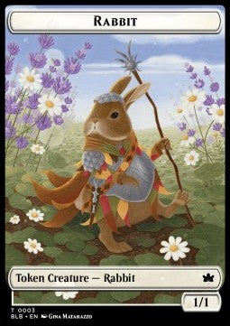 Rabbit Token (W 1/1) // Agate Instigator Token (R 1/1) - Bloomburrow: Tokens (Token) [TBLB-CT 3/20] Immagine principale del prodotto