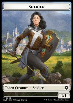 Soldier Token (W 1/1) // Citizen Token (GW 1/1) - Bloomburrow: Tokens (Token) [TBLB-CT 8/33] Immagine principale del prodotto