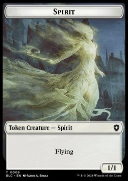 Spirit Token (W 1/1) // Faerie Token (U 1/1) - Bloomburrow: Tokens (Token) [TBLB-CT 9/12] Immagine principale del prodotto
